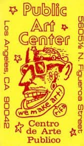 Public Art Center / Centro de Arte Público sign, 1977.