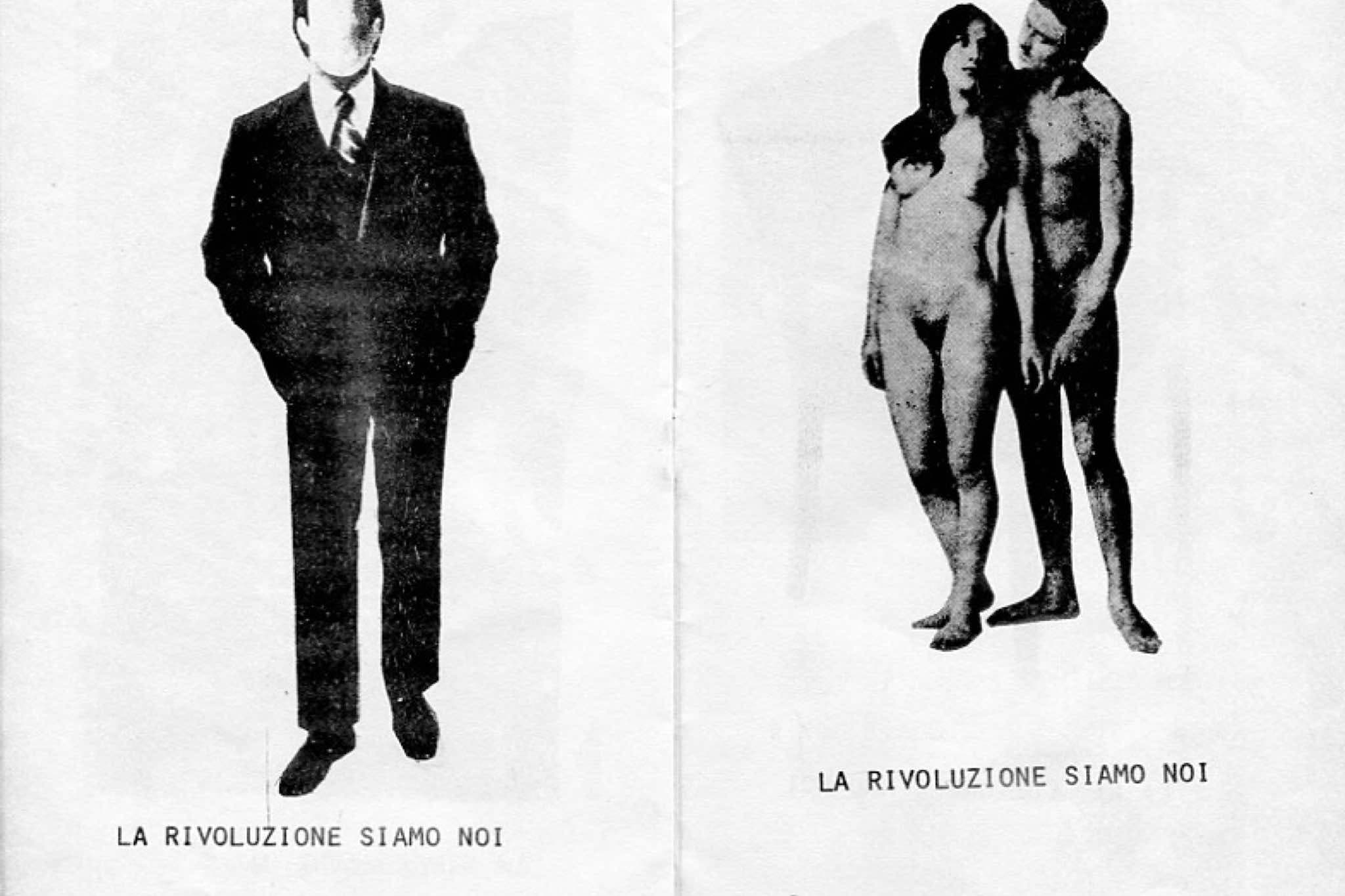 Mail art sheet, 1970s.