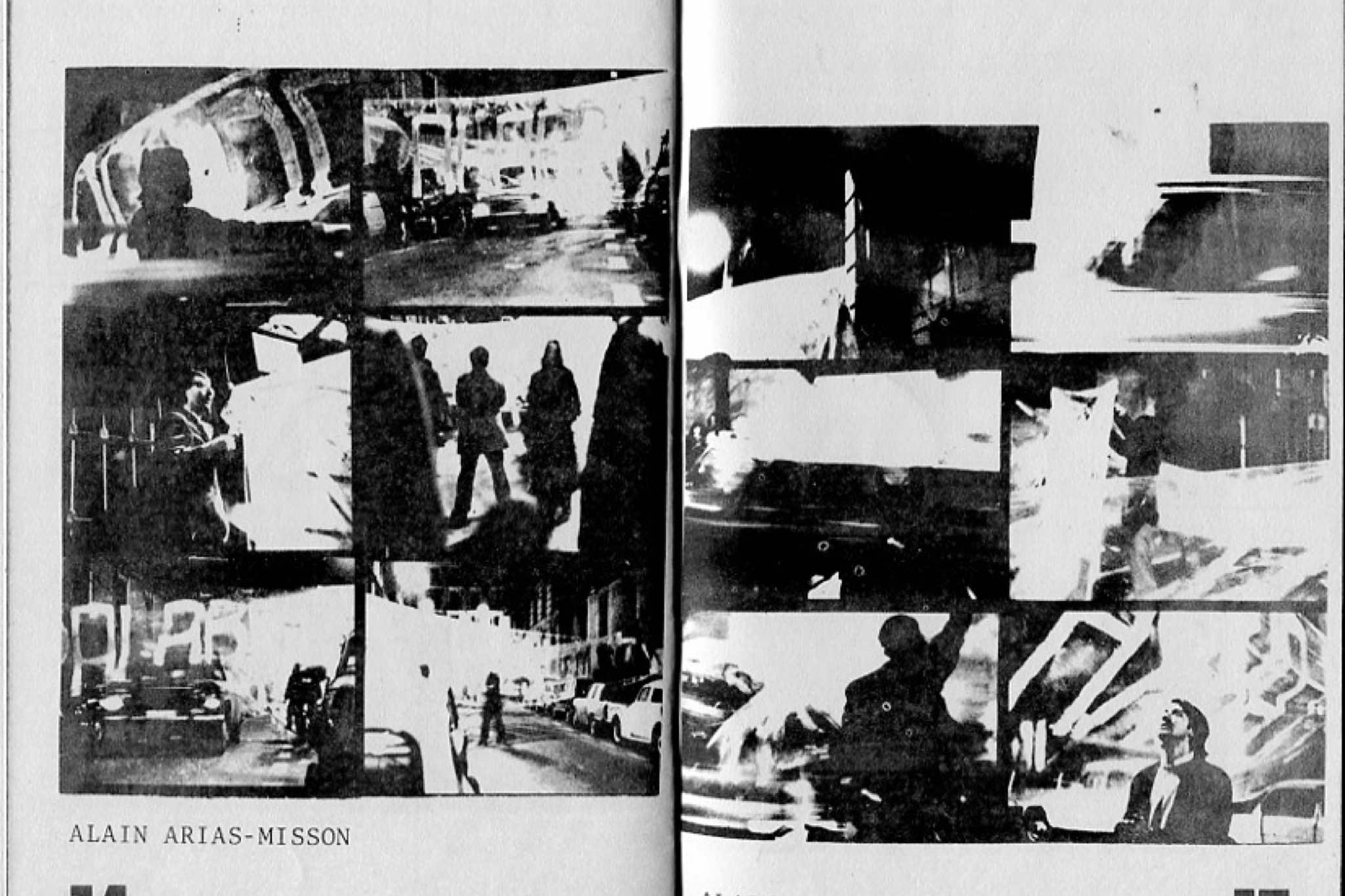 Mail art sheet, 1970s.