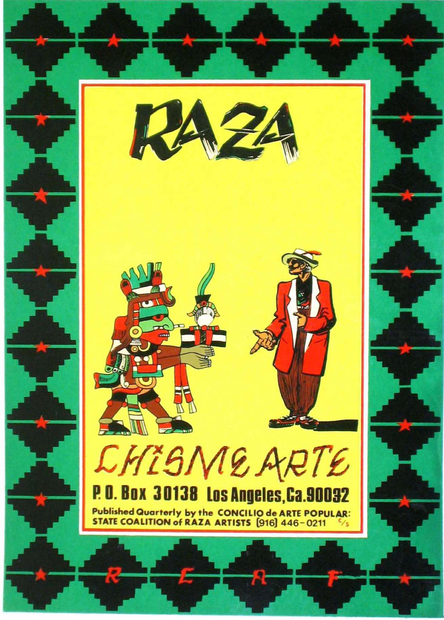RAZA / ChismeArte, by Concilio de Arte Popular, 1970s.