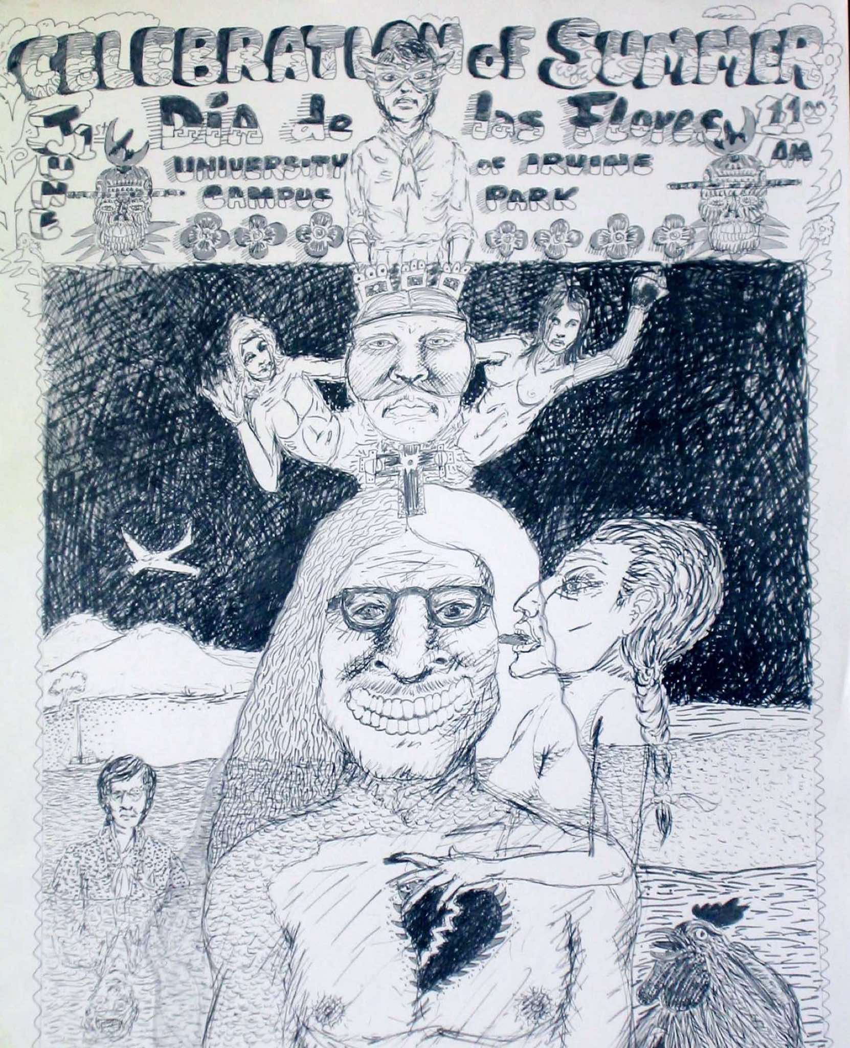 Celebration of Summer, by Self-Help Graphics / Méchicano, 1970s.
