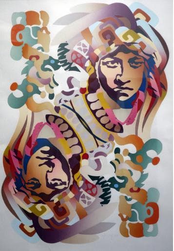 Mayan Girl, by Tito Delgado.