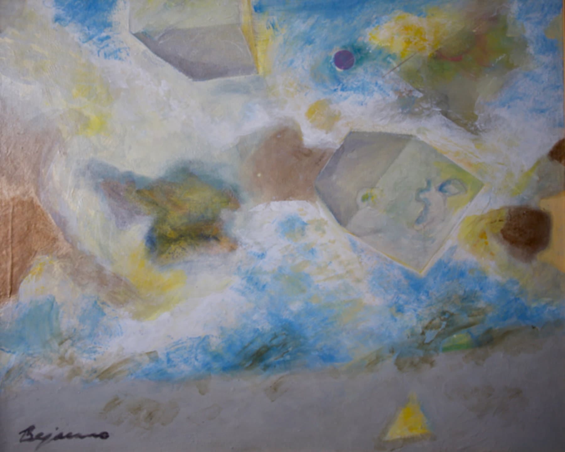An Artist That Lives in the Universe. A pale, atmospheric field — closer to weather than to landscape.