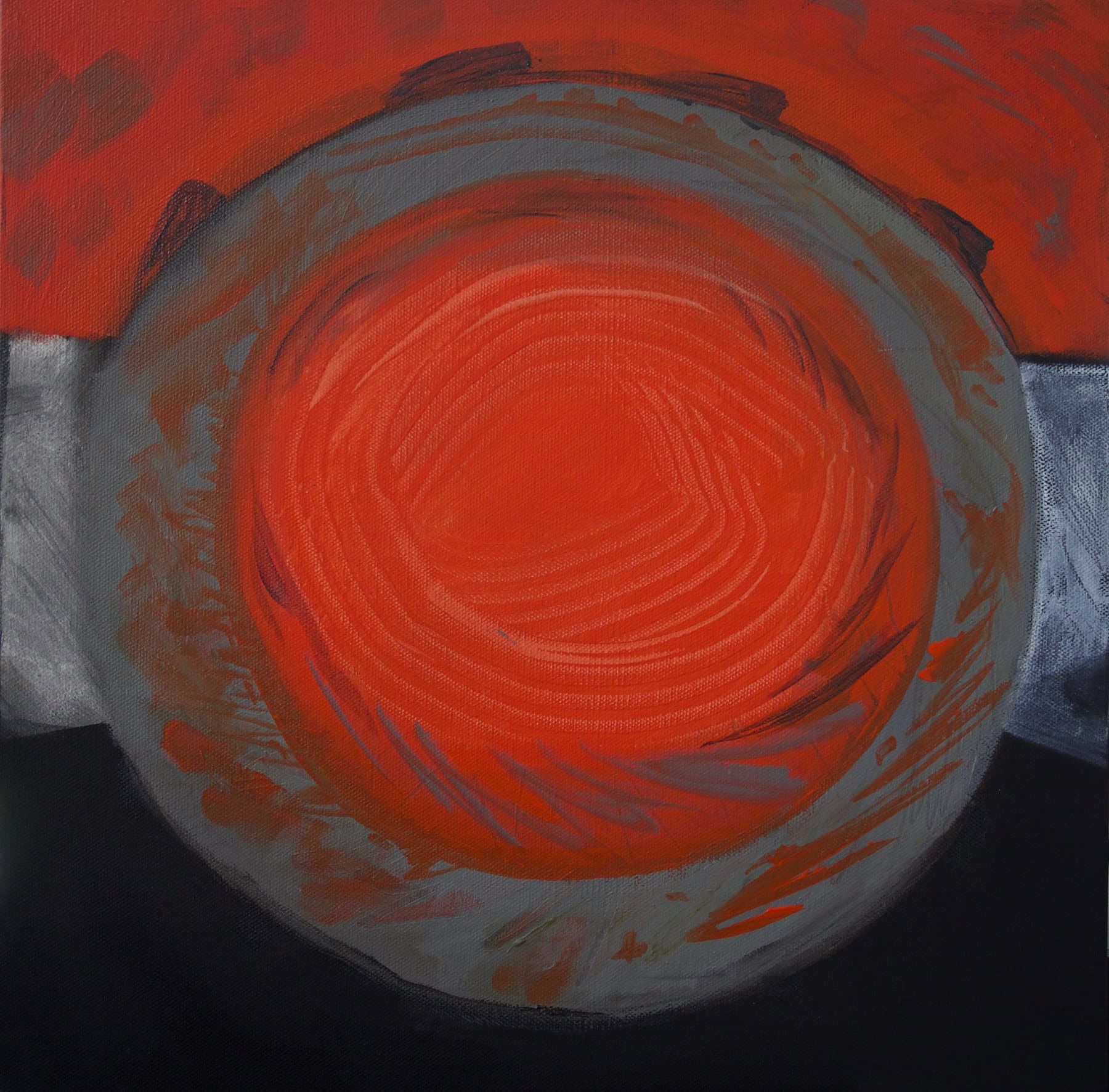 Painting, by William Marquez Bejarano titled Solar, acrylic, 12 × 12 in.